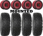 Kit System RC500 Tires 32X10-14 On Black Rhino Parker Beadlock Red Can. Fixed Price $2094.91.