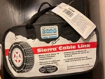 Laclede Sierra Cable Link Tire Snow Chains - Stock # 1934. Fixed Price $170.00.