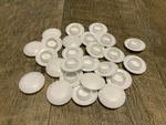 25 Pcs 1/2" Flush Top Hole Body Plugs Undercoating Rustproofing Plastic -white. Fixed Price $8.50.