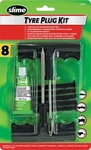 Slime Tyres Kit Tubeless Repair T-handle Tools Heavy-duty Plugs 20500. Fixed Price $22.86.