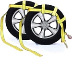Tow Dolly Basket Strap With Twisted Snap Hooks For Small Large Size Yellow. Fixed Price $36.64.