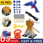Car Paintless Dent Repair Kit Puller Lifter Hail Damage Remover Glue Gun Tools. Fixed Price $27.99.