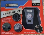 Simoniz Air Compressor 300 Psi W/12V Socket #01116. Fixed Price $23.93.