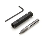 Steelman 1/4 In Carbide Double Cut Burr With Adapter For Tire Repair 18241A. Fixed Price $19.99.
