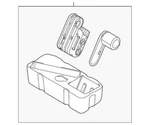 Genuine Ford Tire Repair Kit AG1Z-19L523-A. Fixed Price $287.09.