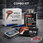 Prema Tire Repair Combo: 20 Pcs Stems, 110 Patches, 8OZ Pfc Cement. Fixed Price $69.54.