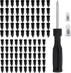 100PCS Tire Plug Kit With Screwdriver Repair Rubber Nail Fa. Fixed Price $19.04.