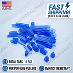 Glue Dent Pulling Tabs Kit Paint-less Repair Damage Removal Pdr Bodyshop 15PCS. Fixed Price $28.00.