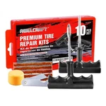 Awelcraft 10-PIECE Tire Repair Kit Flat Plug With T-handle Tool. Fixed Price $9.91.