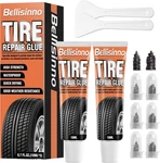 Tire Repair Glue, Sidewall Rubber Cement Kit, Two Sizes Nail, Suitable For Bike,. Fixed Price $17.07.