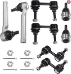 Autohaux 8PCS Front Lower Ball Joints Sway Bar Links Tie Rods Suspension Kit. Fixed Price $112.21.