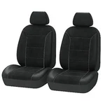 Car & Suv Seat Covers Black Faux Leather Neoprene Universal Water Resistant. Fixed Price $34.95.