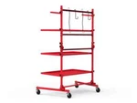 Steck By Milton Adjustable, Heavy Duty Parts And Tools Cart. Holds 132 Lbs.. Fixed Price $563.56.