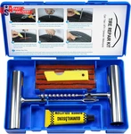 Tire Repair Kit 16 Pcs Heavy Duty Professional Flat Fix With 10 Plugs,. Fixed Price $16.99.