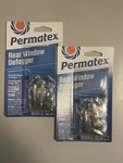 (2) Permatex 21351 Electrically Conductive Rear Window, Clear.. Fixed Price $15.00.