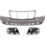 Auto Body Repair Bumper Cover Headlight For 99-2003 Jeep Grand Cherokee Kit. Fixed Price $532.89.