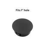 1" Hole Nylon Locking Panel Plugs Black/white Dome Cover 3/16" Top Width. Fixed Price $7.25.