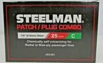 Steelman JSG382 1/4" (6.9MM Stem) Patch/plug Combo, Shelf Worn Box Of 25 Pcs New. Fixed Price $23.99.