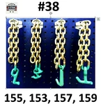 SET#38 Mo Clamp Style 6311 Hook Rtj Frame Tie Down. Fixed Price $69.99.
