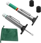 2PCS Car Tire Tread Depth Gauge Kit, Thread Meter Tool Color.... Fixed Price $7.18.