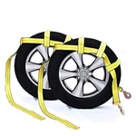Tow Dolly Basket Strap With Twisted Snap Hooks For Small 14-19 Inches, Yellow. Fixed Price $36.64.