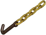 Tie Down "j" Hook With 3/8" Chain 6317 Mo-clamp Black 842729018818 Pulling. Fixed Price $75.76.