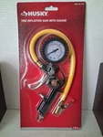 Husky Inflator Gun With Gauge 1/4IN 10PSI-150PSI. Fixed Price $18.00.
