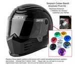 Simpson Outlaw Bandit 2017+ Helmet Shield Pivot Kit Cnc Aluminum Anodized 99011. Fixed Price $19.99.