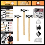 7-PIECE Auto Body Repair Tool Kit Carbon Steel Dolly & Hammer Set For Dent Fix. Fixed Price $49.99.