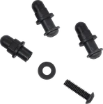 Memphis Shades MSC1014 Batwing Windshield Screw Set Black. Fixed Price $7.95.
