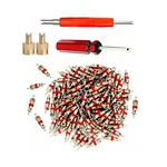 Valve Core Remover With 100 Pcs Car Truck Replacement Tpms Nickel Plated Tire.... Fixed Price $15.17.