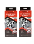 2 Fix 5 Minutes Wheel Rim Dent Scratch Care Kit Repair Adhesive Paint. Fixed Price $12.99.