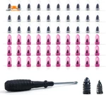 60 Pcs Tire Plugs Screw Type, Tubeless Repair Rubber Nail Kit, Quickfix. Fixed Price $5.96.