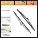Universal 12" Windshield Wiper Blades Set - Stainless Steel, Easy Install, Oem F. Fixed Price $42.99.