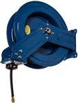 Rapidair R-03050 3/8" By Dual Arm Auto Rewind Hose Reel, I.d X 50', Blue. Fixed Price $229.77.