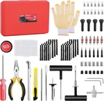 Gooacc Tire Repair Kit - 106PCS Heavy Duty Plug Flat Puncture. Fixed Price $41.99.