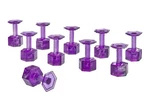 Black Plaque Dent Reaper Dead Center 14 Mm Purple Hex Tabs 10 New. Fixed Price $49.99.