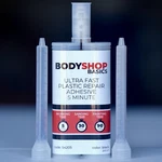 Ultra Fast Plastic Repair Adhesive 5 Minute Black 200ML W/tips. Fixed Price $49.99.