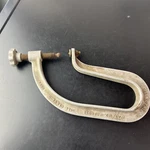 Vintage Dillectric Aluminum Tire Repair Pressure Clamp, #6690. Fixed Price $12.95.