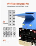Shredder Blades Kit High-hardness SKD-11 Alloy Steel, 12 Rotating & Fixed. Fixed Price $421.79.