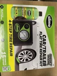 Slime Smart Spare Car/ Trailer Flat Tire Repair Kit 4 Step 15 Minutes!. Fixed Price $29.95.