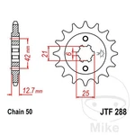 26894 Coarse Gear Transfer Sprocket 16T P-530 Compatible With Honda Cb 750 Four. Fixed Price $33.71.