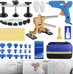 Polisak Paintless Dent Removal Tool Kit, Car Puller With Golden Lifter. Fixed Price $25.28.