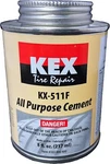 Kex KX-511F Vulcanizing Rubber Tire Plug/patch Repair Cement Glue Adhesive 8 Oz. Fixed Price $14.90.