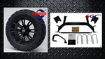 Ezgo Txt Gas Golf Cart 6" Lift Kit + 14" Wheels And 23" All Terrain Tires. Fixed Price $829.00.