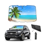 Windshield Beach Sunset Palm Tree Car Shades For Front Wi... Fast Ship. Fixed Price $27.24.