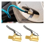 Glsowee Brass Tire Air Chuck With Clip Adapter, Thread Connector 2PCS. Fixed Price $10.85.