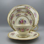 Castleton China Rose Service For Four - 20PC Set. Fixed Price $172.48.