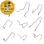 Bwbwnd 9 Pcs Bulb Retaining Spring Clips, Stainless Steel Headlamp Dip.... Fixed Price $7.45.