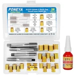 Spark Plug Thread Repair Kit, 28 Pcs 4 Sizes High Speed Steel Carbon. Fixed Price $121.90.